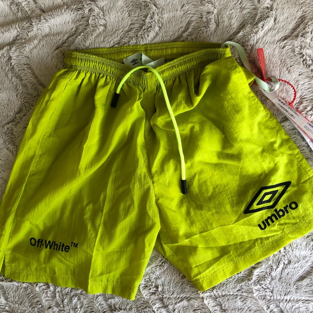 Off White Athletic Shorts